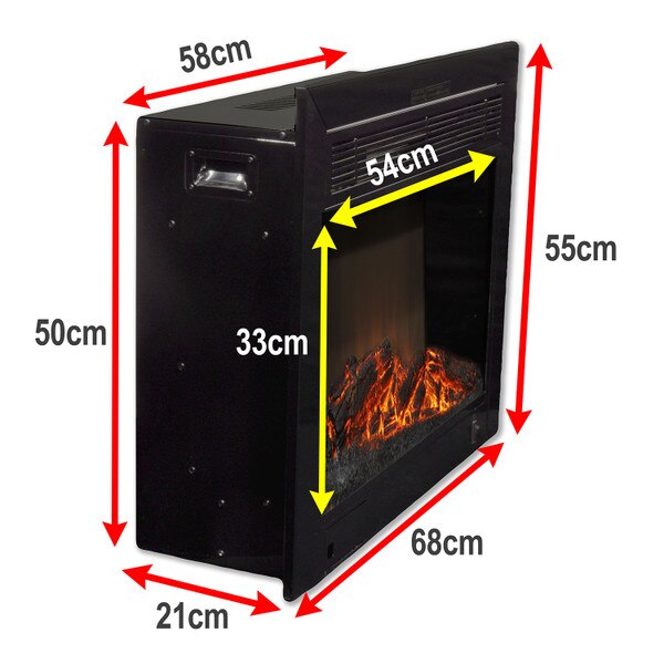 Paramount Electric Fireplace insert, 23IN | JR Home