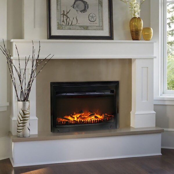 25 inch electric fireplace insert