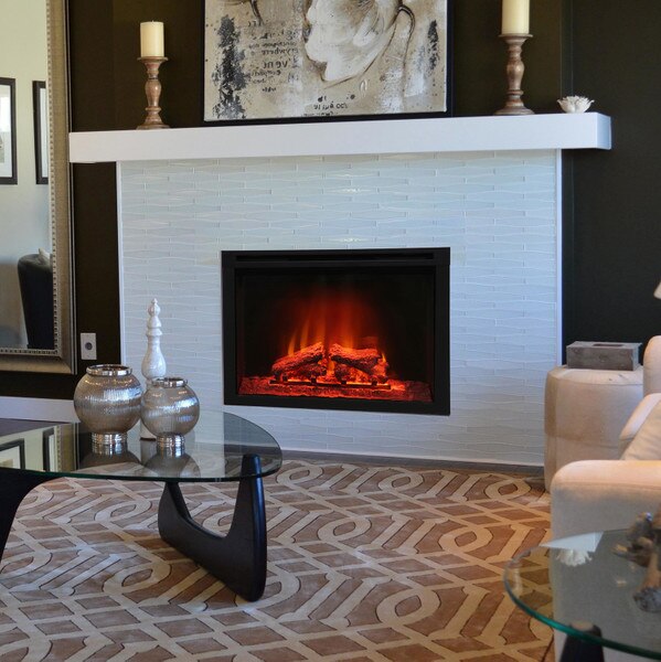 Paramount Premium Electric Fireplace Insert, 30in | JR Home