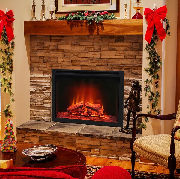 Paramount Premium Electric Fireplace Insert, 30in | JR Home