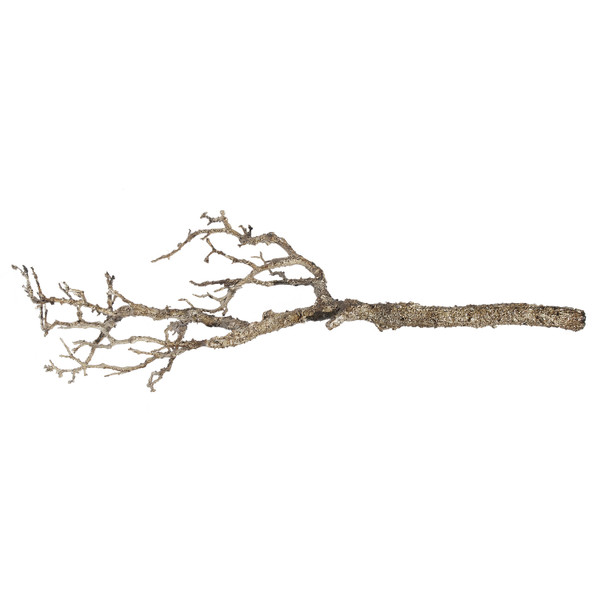 Resin branch for fireplace