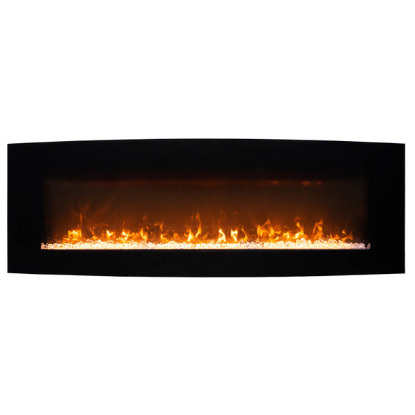 Paramount Curved electric fireplace