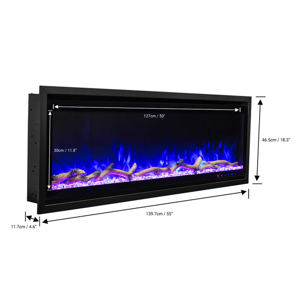 50 inch Smart Electric Fireplace