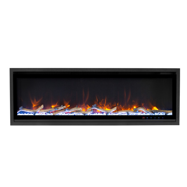 72IN smart electric fireplace