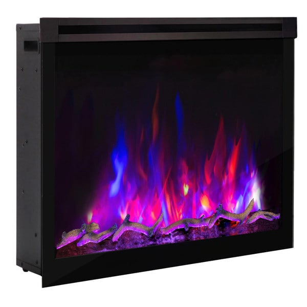 36 inch electric fireplace insert