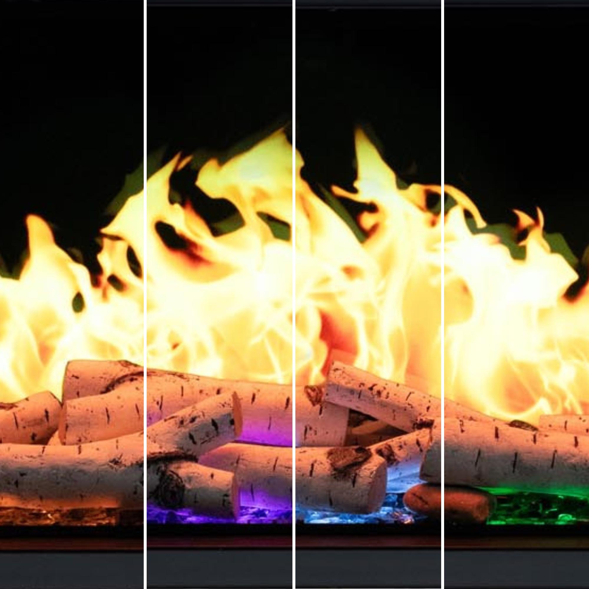 HD FlameTech PRO Multi-Sided Electric Fireplace
