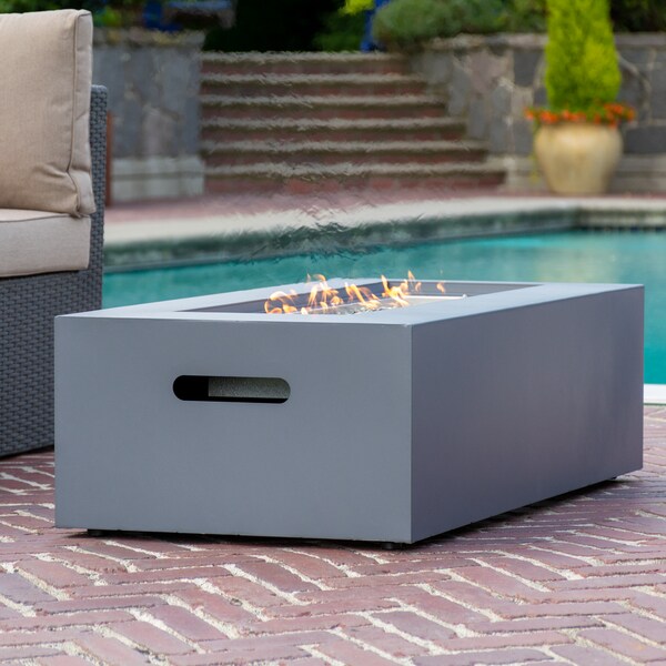 Convertible gas firepit table