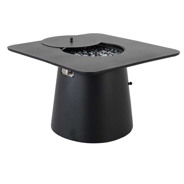 Opus Square Gas Fire Pit Table