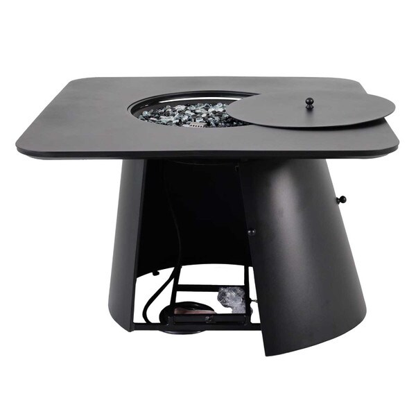Opus Square Gas Fire Pit Table