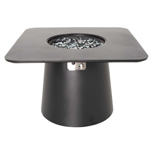 Opus Square Gas Fire Pit Table
