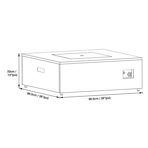 Danby Convertible Gas Fire Table