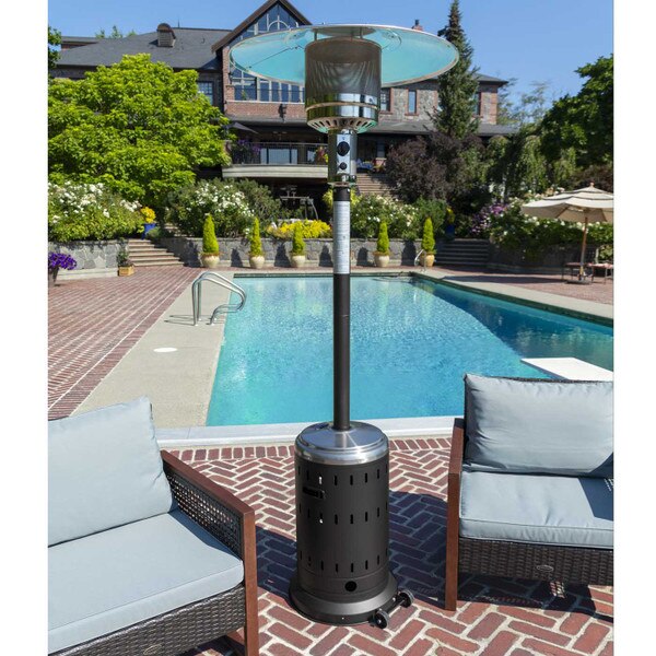 Paramount Black and Stainless Patio Heater | JR Home