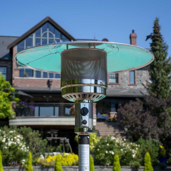 Paramount Black and Stainless Patio Heater | JR Home