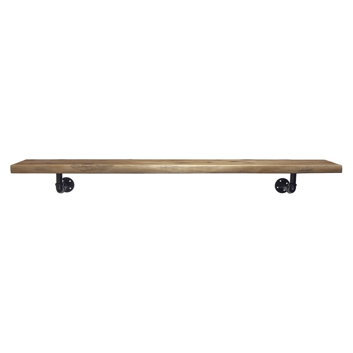 Wood fireplace mantel shelf