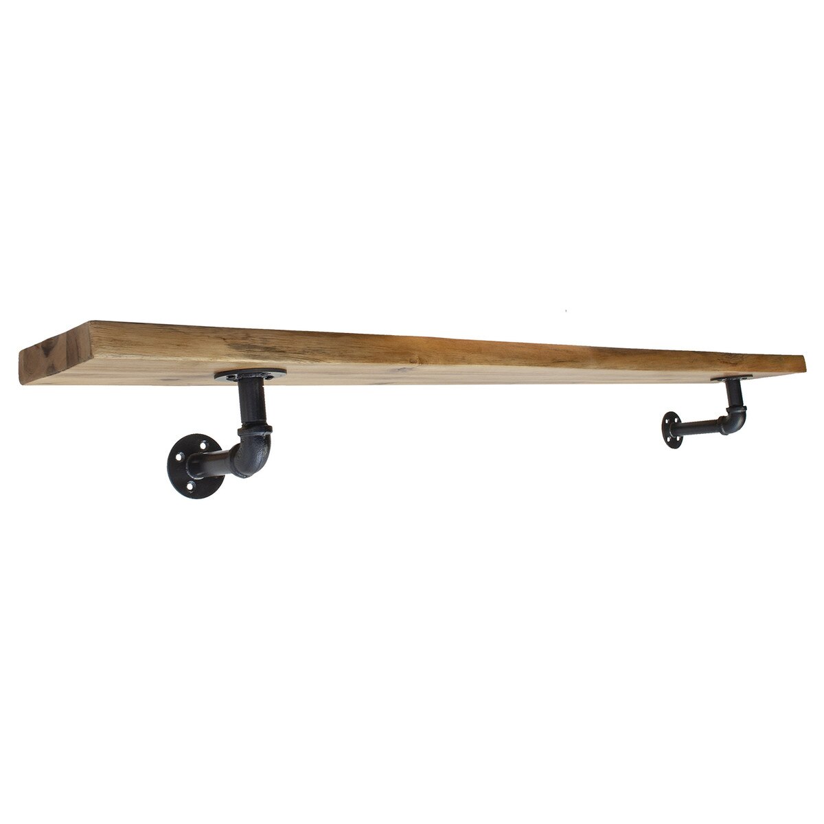 Wooden mantel shelf