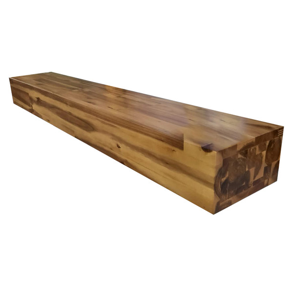 60 inch Acacia Wood Mantel