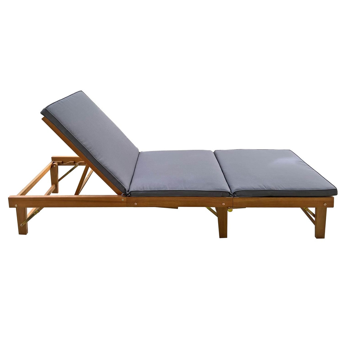 Acacia Wood Foldable Lounger