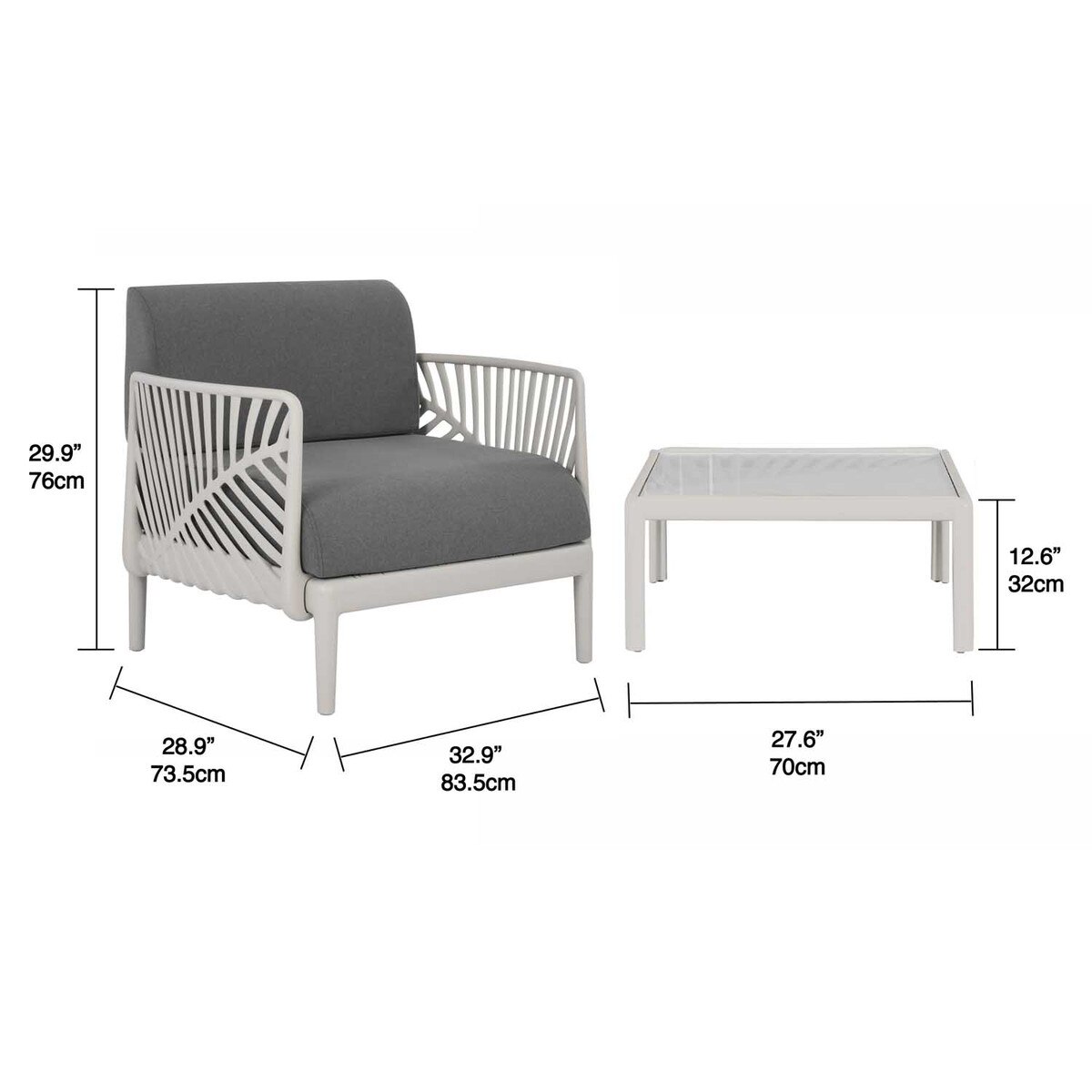 Patioflare Leaf Modular Seating Set
