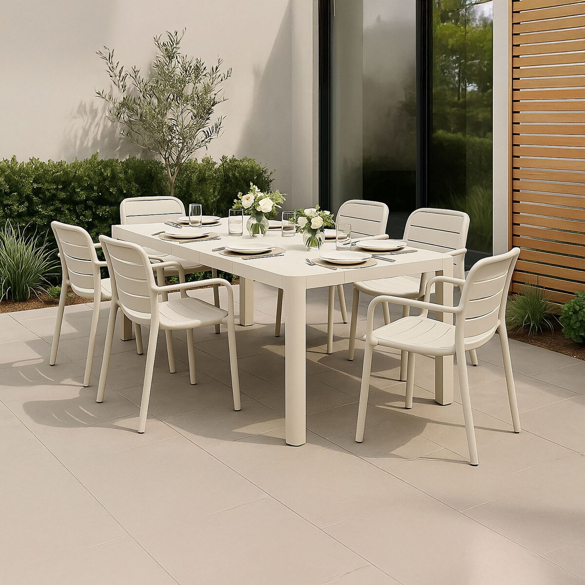 Stacking Patio Armchairs