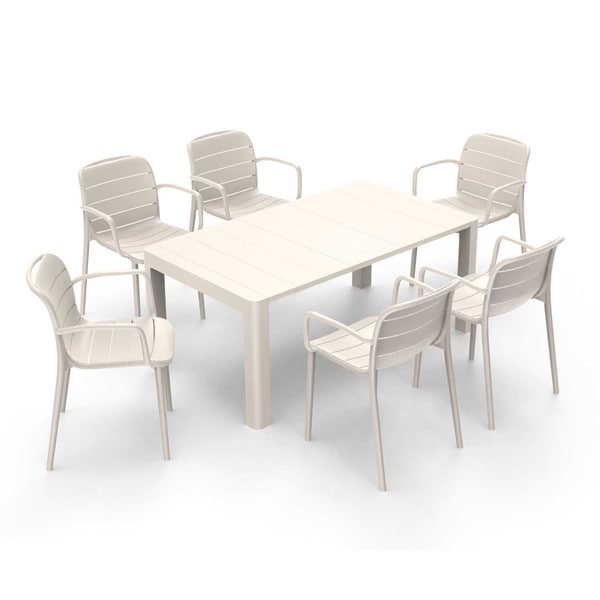 Recycled plastic patio table