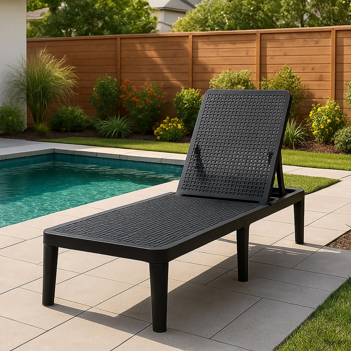 Black Pool lounger