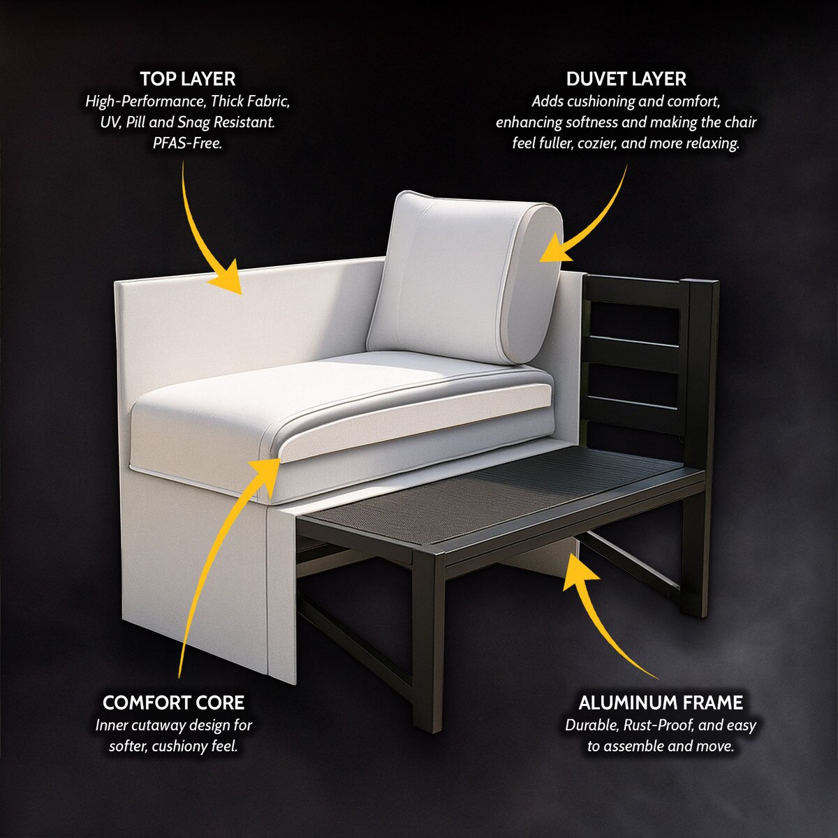 Lanai Modular Patio Armchair
