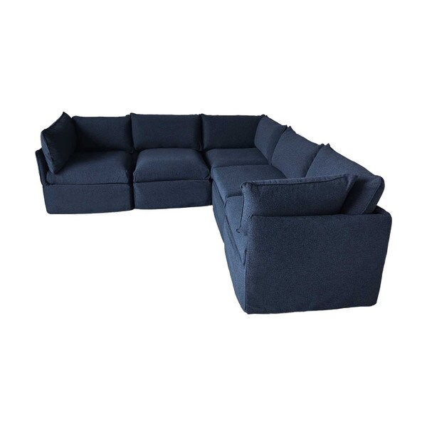 Modular L-Shape Patio Sofa Set