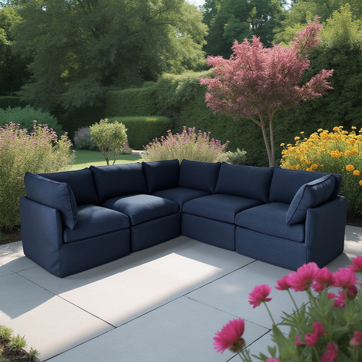 Lanai Modular L-Shape Patio Sofa