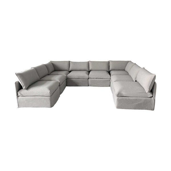 U-Shape Modular Patio Sofa Set