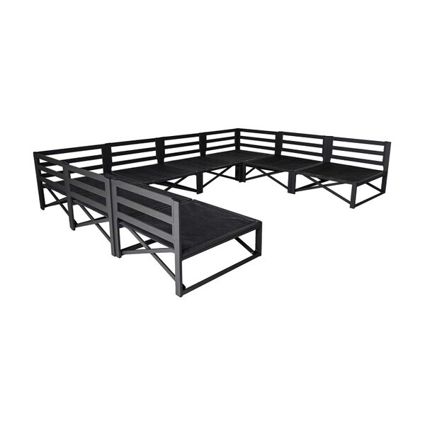 U-Shape Modular Patio Sofa Set
