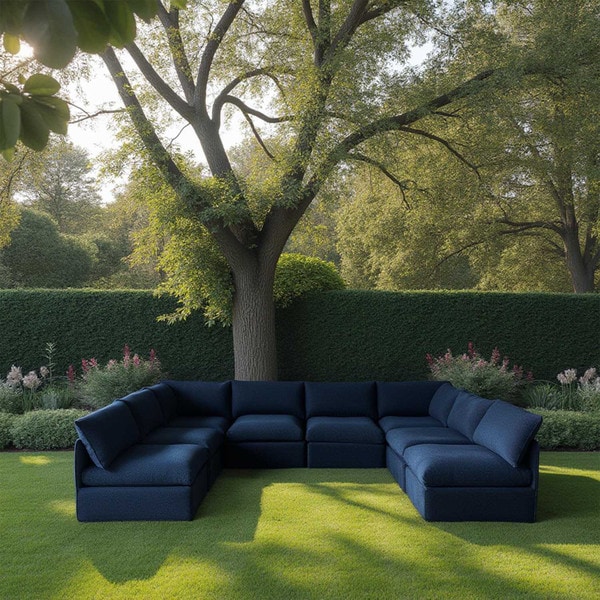 U-Shape Modular Patio Sofa Set