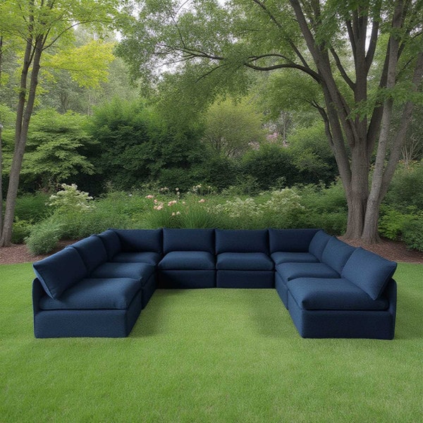 U-Shape Modular Patio Sofa Set