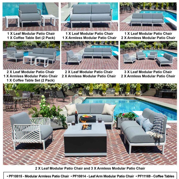 Patio Modular Sofa Love Seat