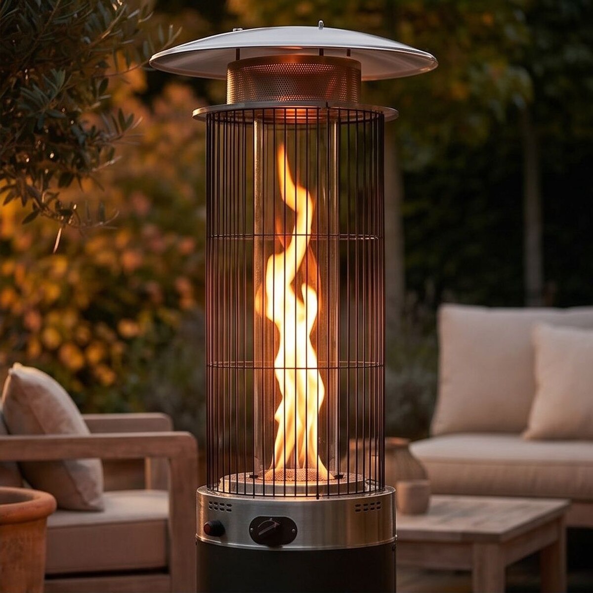イワタニ パブミラー VULCAN SUPERHEAT 昭和レトロR8SC313 Paramount Venturi Spiral Flame Heater, Black | JR Home