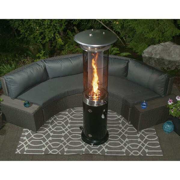 Venturi Spiral Flame Heater, Black