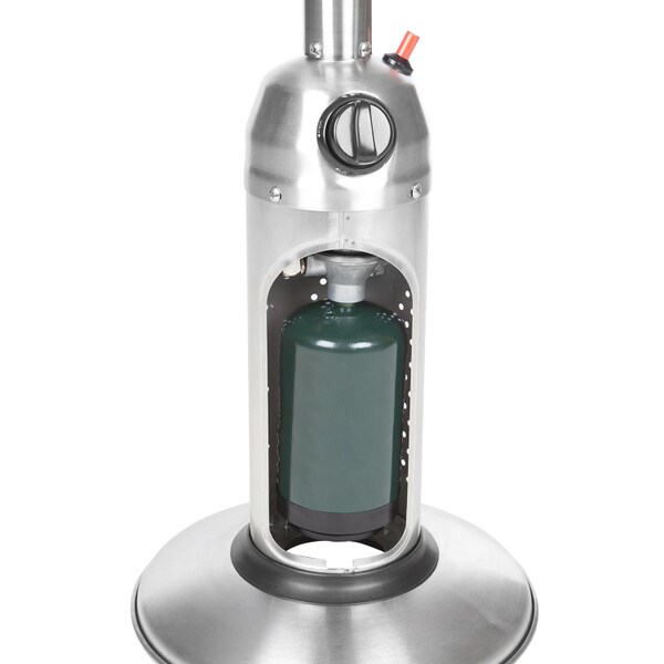 Stainless steel table top heater