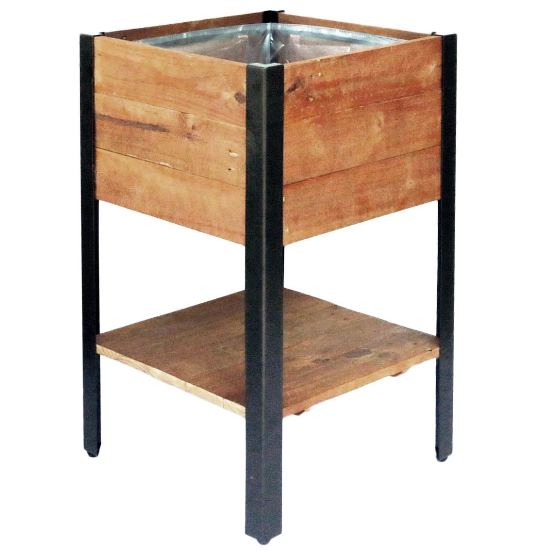 Grapevine Urban Garden Hochbeet – Rechteckig, Aus Recyceltem FSC-Holz, Cocao Brown, 117,3 Liter, Inkl. Kunststoffeinsatz