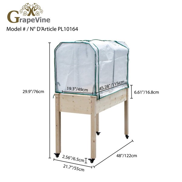 Raised Planter Greenhouse