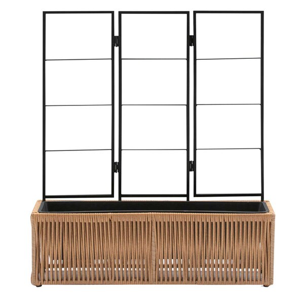 Grapevine Wicker Planter w/ Trellis