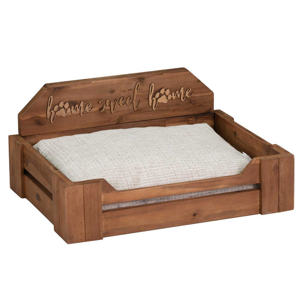 Earth Friendly wooden pet bed