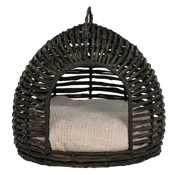 Resin Wicker Hide Away Pet Bed